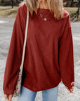 Araceli Ribbed Corduroy Oversized Sweatshirt