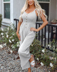 Greta Sleeveless Wide Leg Jumpsuit