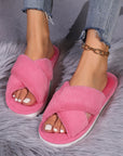 Etta Open toe Fuzzy Slippers