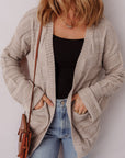 Athena Knit Open Front Chic Cardigan with Pockets