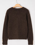 Kassidy Heart Metal Cardigan Sweater