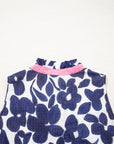 Margaret Colorblock Notched Mini Dress