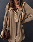 Bianca Waffle Knit Long Sleeve Top