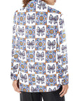 Blue Bow Talavera Floral Blazer