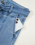 Ava Sash Wide Leg Jeans