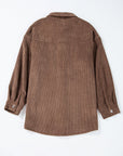 Eleanor Corduroy Flap Up Shacket