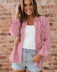 Mariah Side Slit Loose Shirt