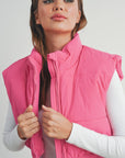 Crop Puffer Vest