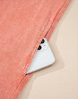 Mineral Wash Pocketed Tank Mini Dress