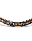 The Sun King Brown Patent Leather Snaffle Bridle