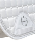 Satin Classic Dressage Saddle Pad - White