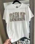 Camo Darlin’ Tee or Crewneck
