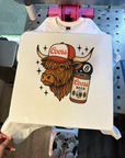 Punchy Highland TEE or CREWNECK