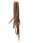 AJ Tack Latigo Leather Double-N-Stitched Split Reins - 5/8in x 7ft 6in