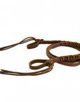 AJ Tack Oiled Braided Rattlesnake Roper Reins - 5/8in x 8ft