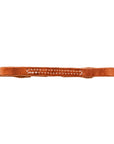 AJ Tack Harness Leather 2 Button Curb Strap
