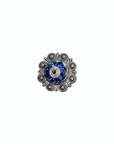 Antique Silver Capri, AB Crystal Conchos - Sizes from 1"- 3" and Buckles