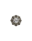 Antique Silver Clear Crystal Conchos - Sizes from 1"- 3" and Buckles
