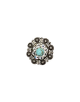 Antique Silver Turquoise, Clear Crystal Conchos - Sizes from 1"- 3" and Buckles