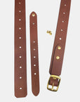 Embossed Adjustable Revolver Cartridge Belt - 2.5"