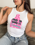 Cool It Cowboy Cropped Tank