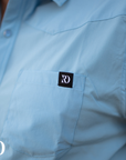 BABY BLUE MEN'S BREEZE PERFORMANCE SHIRT