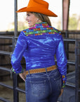 BENJIS & BLUE SPARKLE PERFORMANCE RODEO SHIRT
