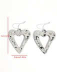 Hollowed Heart Shape Earrings