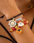 Halloween Beaded Bracelet