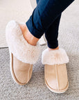 Molly Plush Suede Winter Home Slippers
