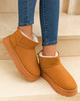 Anna Fur Lined Suede Ankle Snow Boots