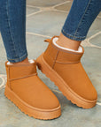 Anna Fur Lined Suede Ankle Snow Boots