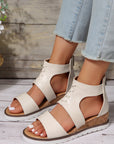 Nora Crisscross Hollowed Gladiator Sandals