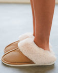 Molly Plush Suede Winter Home Slippers