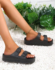 Double-buckle EVA Slippers
