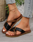 Criss Cross Flat Slippers