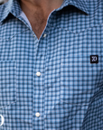 BLUE PLAID MEN'S BREEZE PERFORMANCE SHIRT