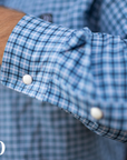 BLUE PLAID MEN'S BREEZE PERFORMANCE SHIRT