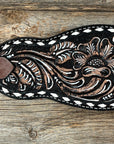 Dark Oil With Buckstitching Bronc Noseband