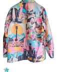 Baha Ranch Retro Pop Western Collage Blazer
