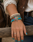 Southwest Crescent Bracelet Stack