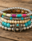 Southwest Crescent Bracelet Stack