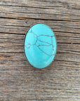 Turquoise Cabochon Western Concho 1" CABTQ