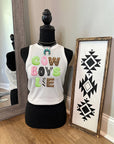 Cowboys Lie Cropped Tank