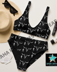 Yeehaw White Bullhead Cactus Bikini