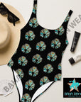 Yeehaw Black Naja One Piece Swimsuit