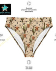 Yeehaw Longhorn Ranch Cactus Bikini Bottom