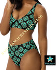 Yeehaw Turquoise Aztec Bikini