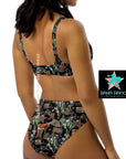 Yeehaw Cowboy Collage Bikini