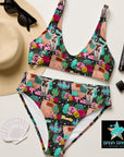 Yeehaw Turquoise Cowgirl Bikini